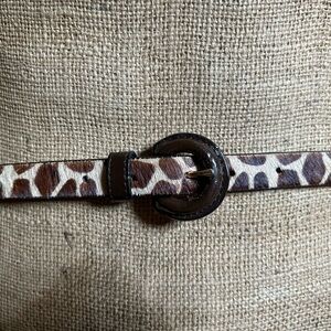 Animal print belt.   Liz Claiborne. Size Large
